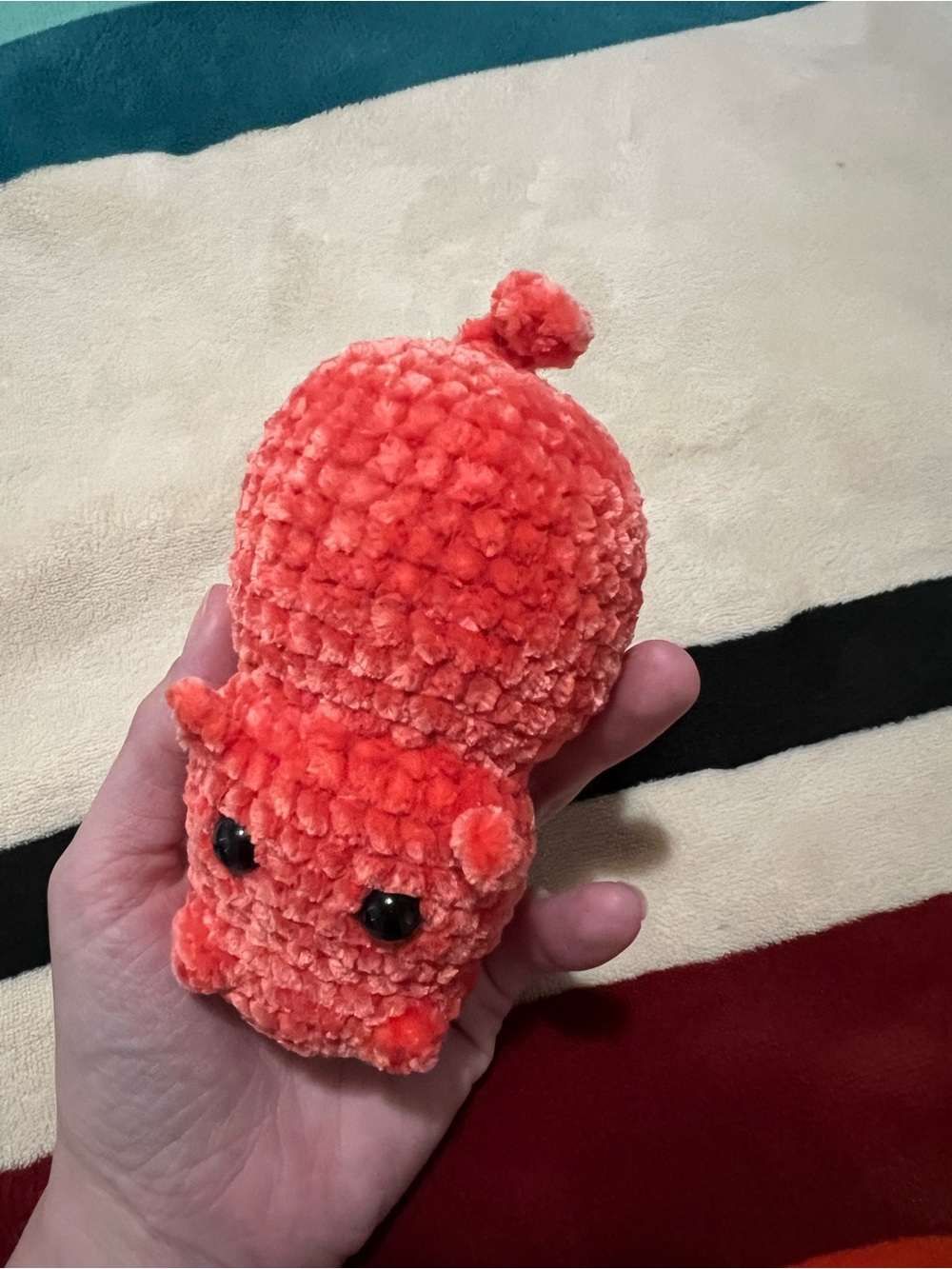 Small Plush Crocheted Hippo 🦛 - Picture 5 of 7